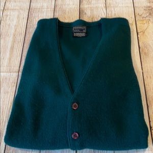 Vintage Towncraft Plus Hunter Green Cardigan